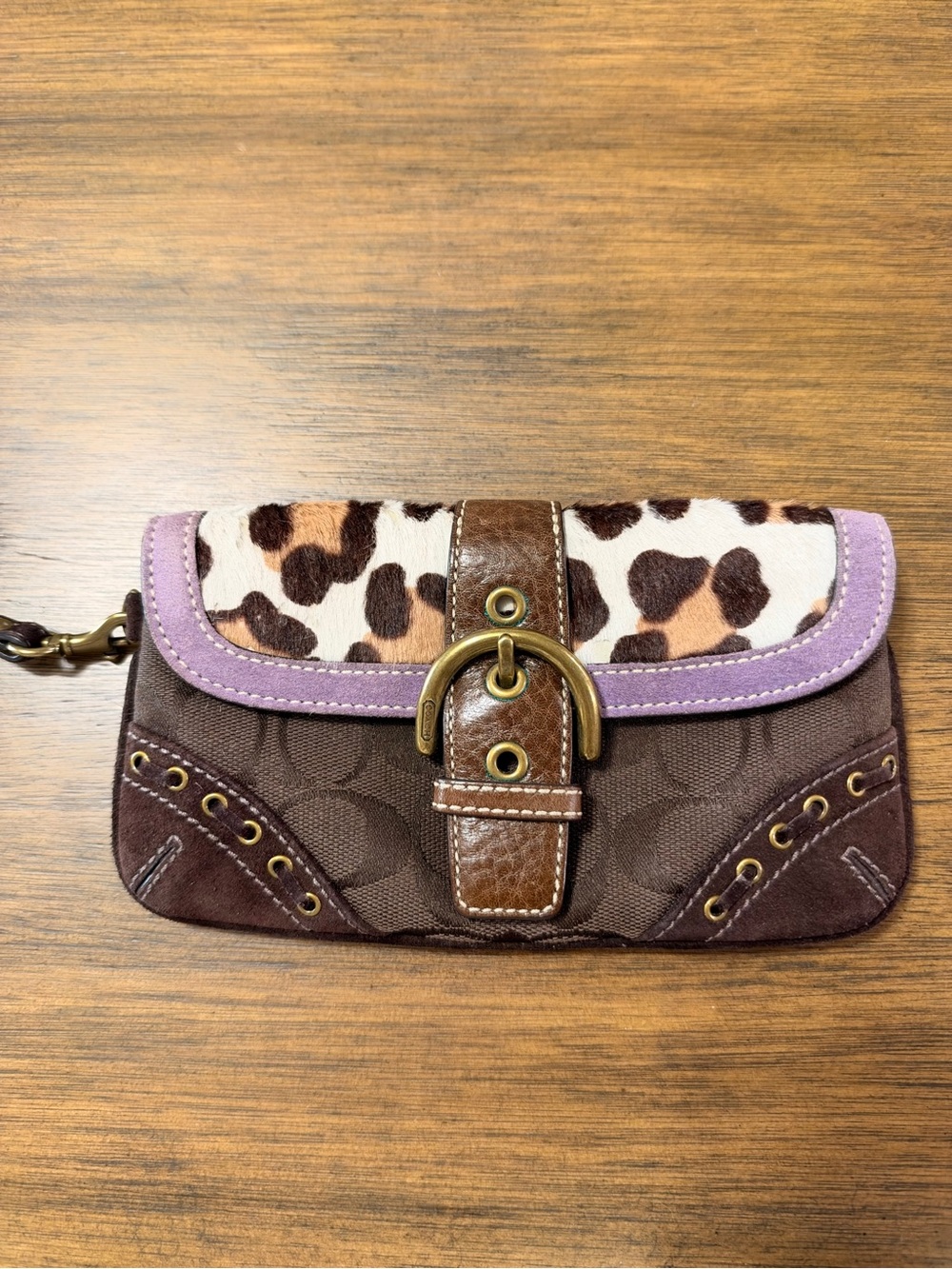 Coach Ocelot Wristlet